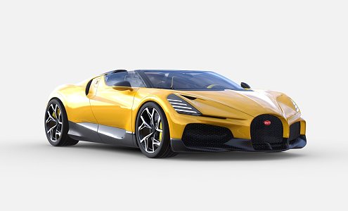 Super sports car 3d model