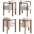 Aria Dining Chair 3d model