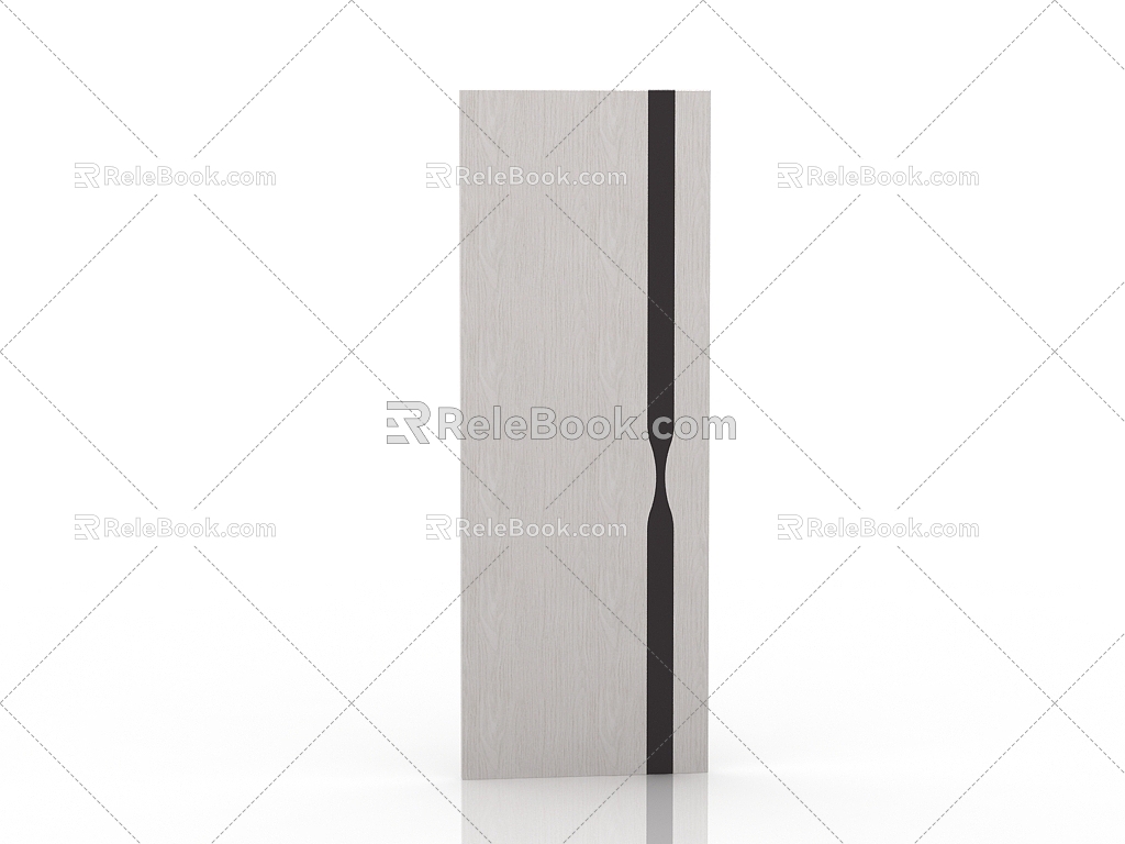 Jane ou door core door leaf 3d model