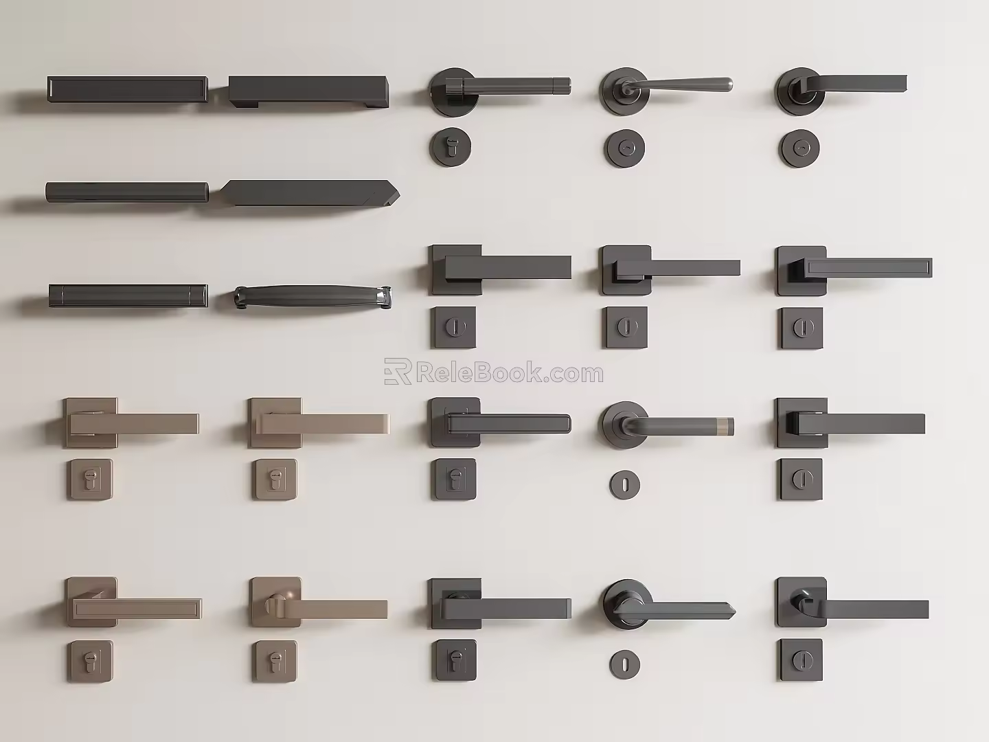 Modern Door Handle 3d model