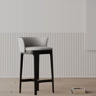 Modern Bar Chair 3d model