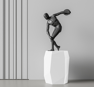 Modern Sculpture Figure Sculpture 3d model