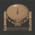 Modern Signal Tower Science Fiction Signal Tower Science Fiction Communication Tower Communication Tower 3d model