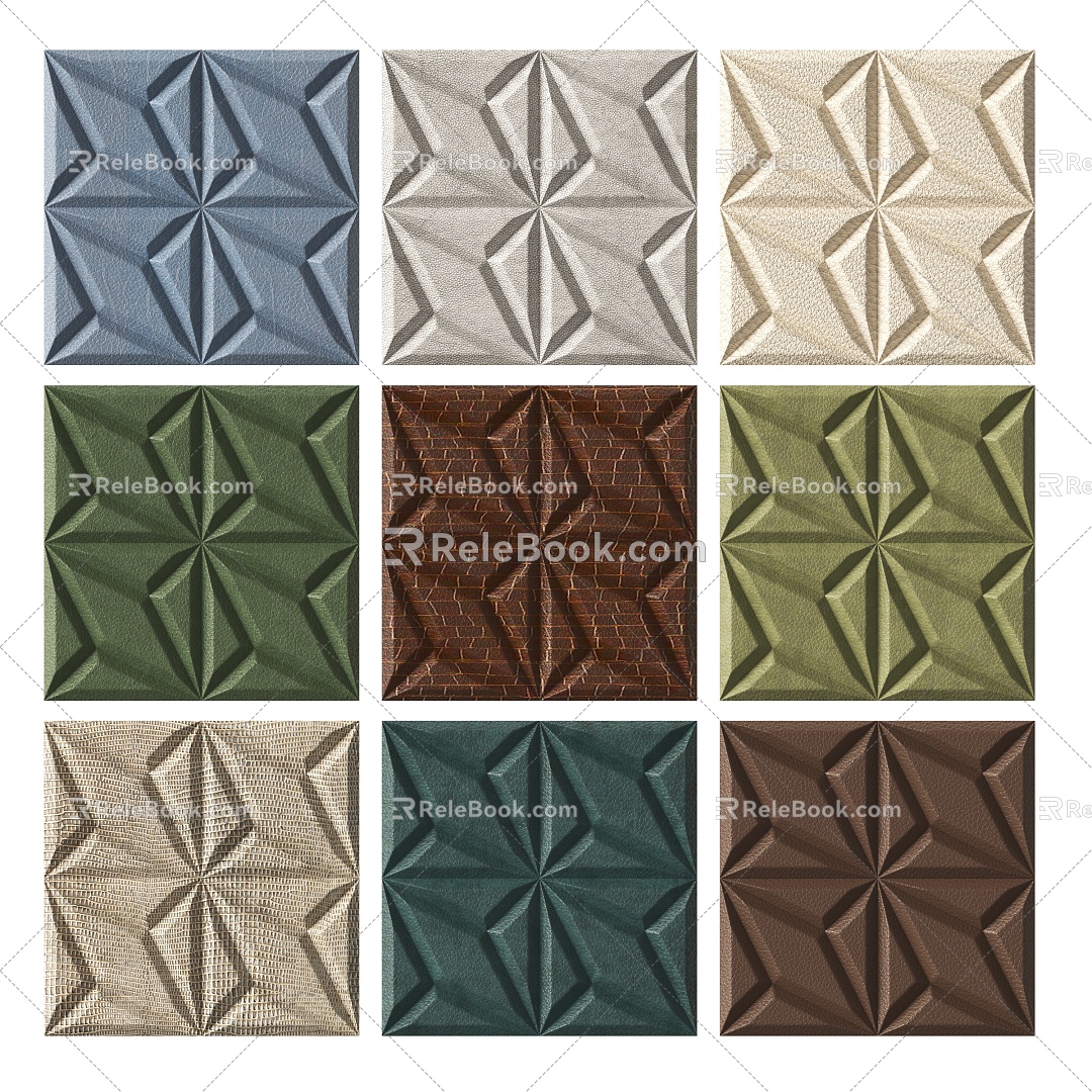 Leather Hardpack Background Wall model