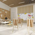 Modern Studio Sketch Classroom 3d model
