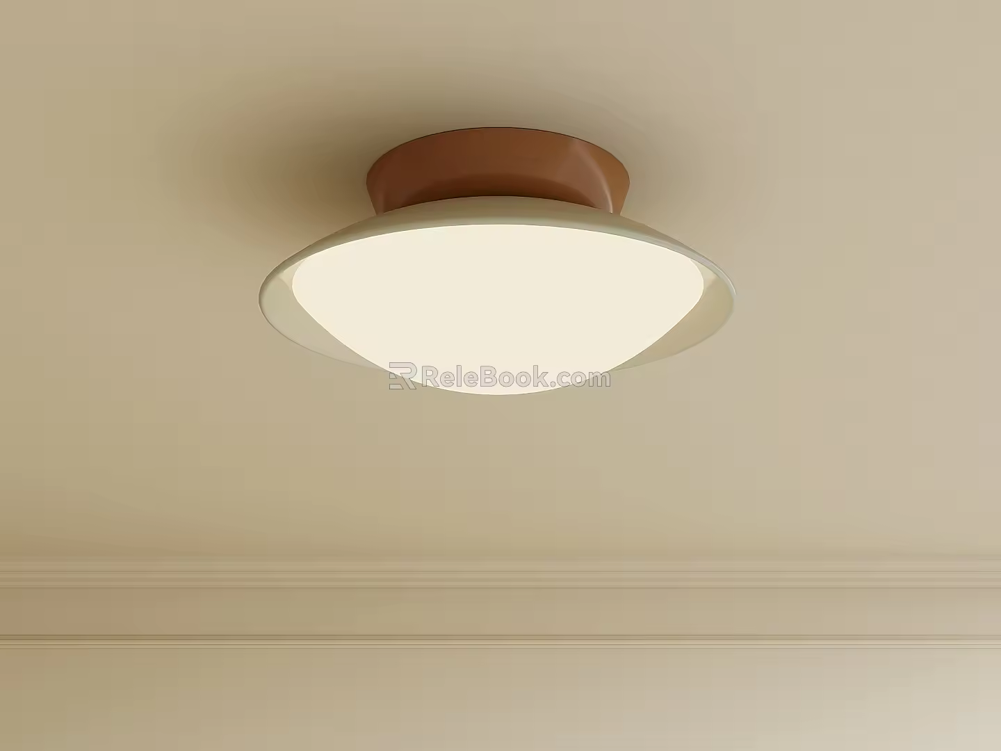 10 Ceiling lamp modern cream wind ceiling lamp 3d model