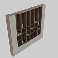 Wooden Bookcase With Open Shelves Displaying Decorative Items And Books