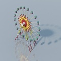 Ferris wheel 3d model