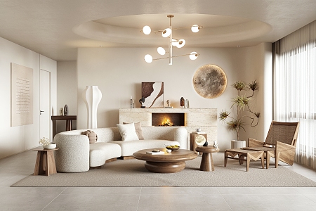 The Silent Living Room 3d model