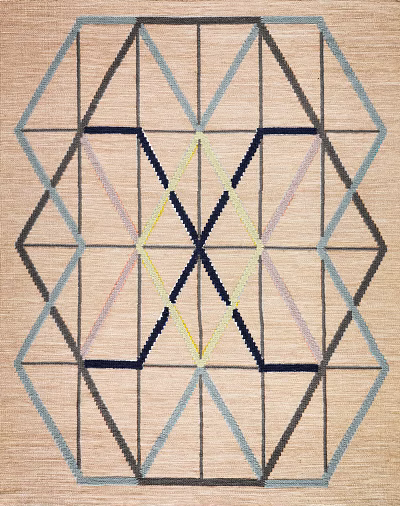 Modern Square Rug With Geometric Lines Blue Black Yellow Pink Design 3d model Modern Square Rug With Geometric Lines Blue Black Yellow Pink Design 3d model