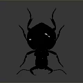 Shiny Metallic Beetle Model With Detailed Legs And Antenna On Gray Background