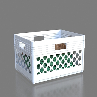 Storage Box Storage Box Plastic Storage Box Clothes Storage Box Sundries Storage Basket 3d model