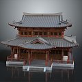 temples temples temples halls halls temples multi-storey ancient buildings chinese ancient buildings chinese ancient buildings 3d model