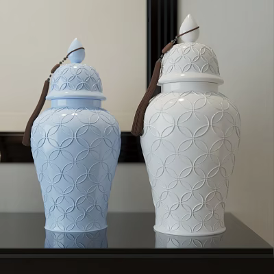 Modern decorations renderings decorations 3d model