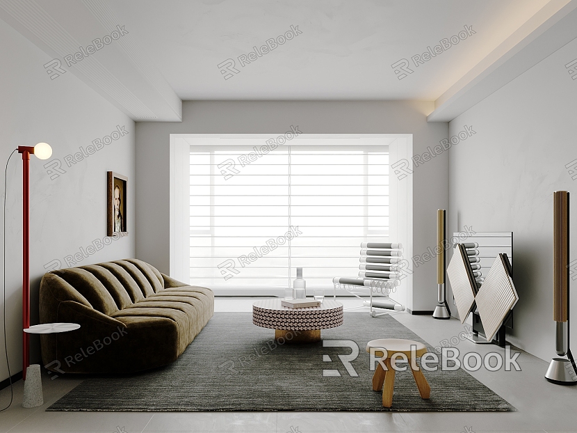 modern living room model