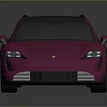Pink Sleek Sports Car With Black Roof And Stylish Black Wheels