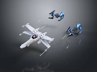 Smart Machines Including Drone And Robot Models With Modern Design Features 3d model