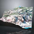 Designed Garden Landscape Featuring Rock Formations Green Vegetation Water Features And Rolling Hills