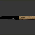 VINGO Knife With Oak Wooden Handle And Sharp Metal Blade Design
