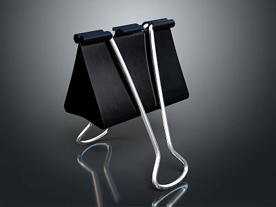 Black Foldable Household Item Stand Featuring Metal Frame And Minimalist Design 3d model