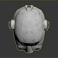 Sci-Fi Helmet Alien Helmet High Tech Helmet Game Helmet 3d model