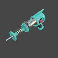 Retro future laser gun 3d model