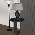 Table lamp table lamp side 3d model