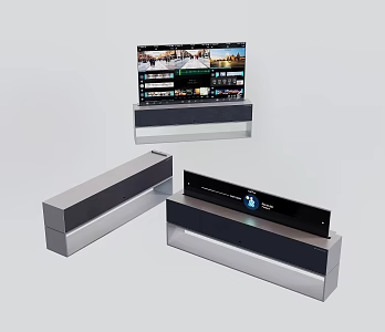 Modern telescopic TV 3d model