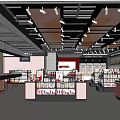 Modern Cosmetics Store 3d model