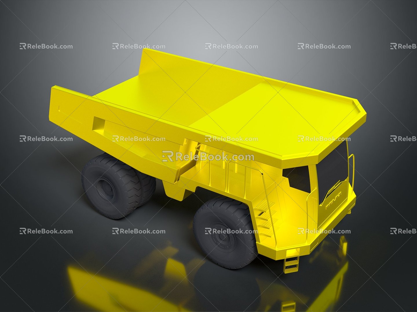 Modern toy car mini truck truck truck truck truck bucket bucket 3d model