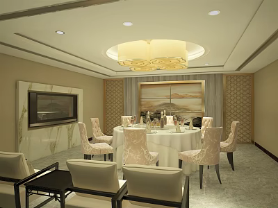 Modern Room Restaurant Room 3d model Modern Room Restaurant Room 3d model