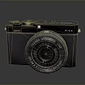 Fujifilm X E4 Black Compact Camera With Metal Leather Body And Wide Angle Lens