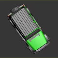 Green Jeep Style Off Road Vehicle With Black Roof And Four Doors Rugged Design