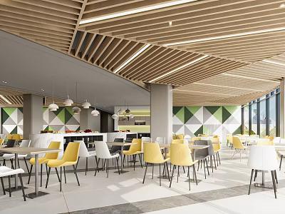 Modern Restaurant 3d model