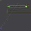 Long Strip Starting Device With Yellow Illuminated Section And Blue Lights