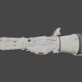 Futuristic Sci Fi Fighter Jet With Twin Engines And Metallic Exterior Design