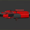 Futuristic Red Motorcycle Concept Inspired by Cosmic Aerospace Exploration Design