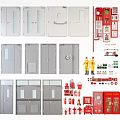 Essential Fire Safety Equipment with Fire Doors Extinguishers Cabinets and Uniforms