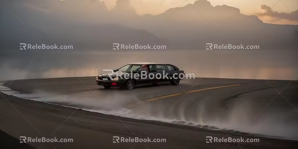 Touring car 3d model