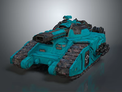 Modern Tank Sci-fi Tank Cartoon Tank Sci-fi Vehicle Sci-fi Chariot 3d model