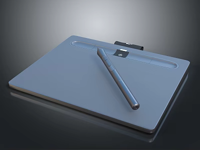 Professional Drawing Tablet With Stylus Pen For Digital Art And Design Work 3d model