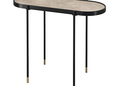 Modern Simple Entrance Side Table 3d model