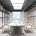 Modern Clothing Store Interior With Mannequins Clothing Racks Pendant Lights And Large Windows