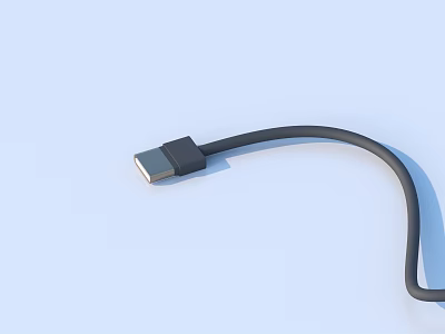High Quality USB C Charging Cable For Everyday Use And Fast Data Sync 3d model