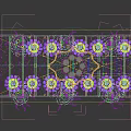 Luxurious Banquet Hall With Crystal Chandeliers White Chairs And Elegant Stage Lighting Design