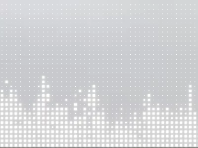 Geometric Abstract Pixel Art Design With White Dots On Gray Background 3d model