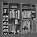 Spacious Light Wooden Wardrobe With Multifunctional Storage Zones For Storing Clothes Shoes And Daily Items