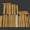 Stacked Hardcover Books With Colorful Spines And Various Titles