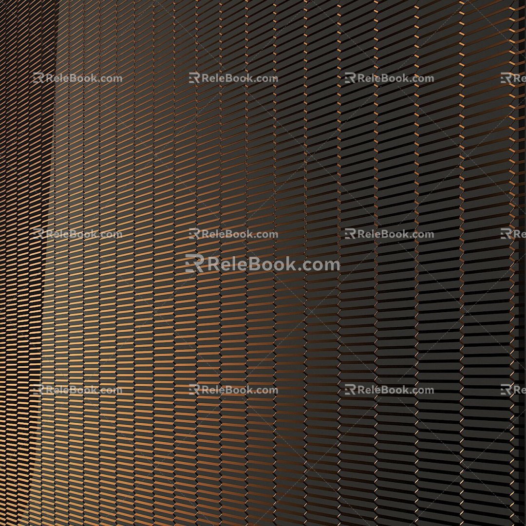 Metal Mesh Metal Curtain Wall Mesh Metal Partition Enclosure 3d model