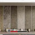 Modern stone micro cement wall art paint wall paint cement wall real stone paint 3d model